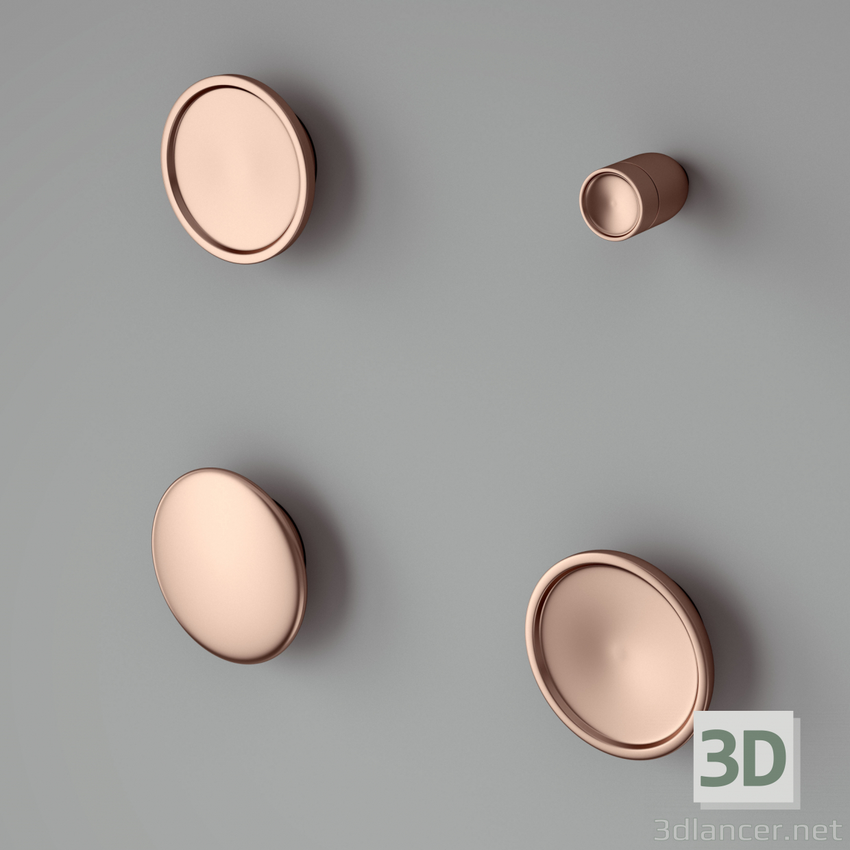 3d model handle_kit_cabinets_collection - preview