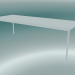 modello 3D Tavolo rettangolare Base 250x90 cm (Bianco) - anteprima