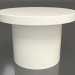 modèle 3D Table basse JT 021 (D=600x400, couleur plastique blanc) - preview