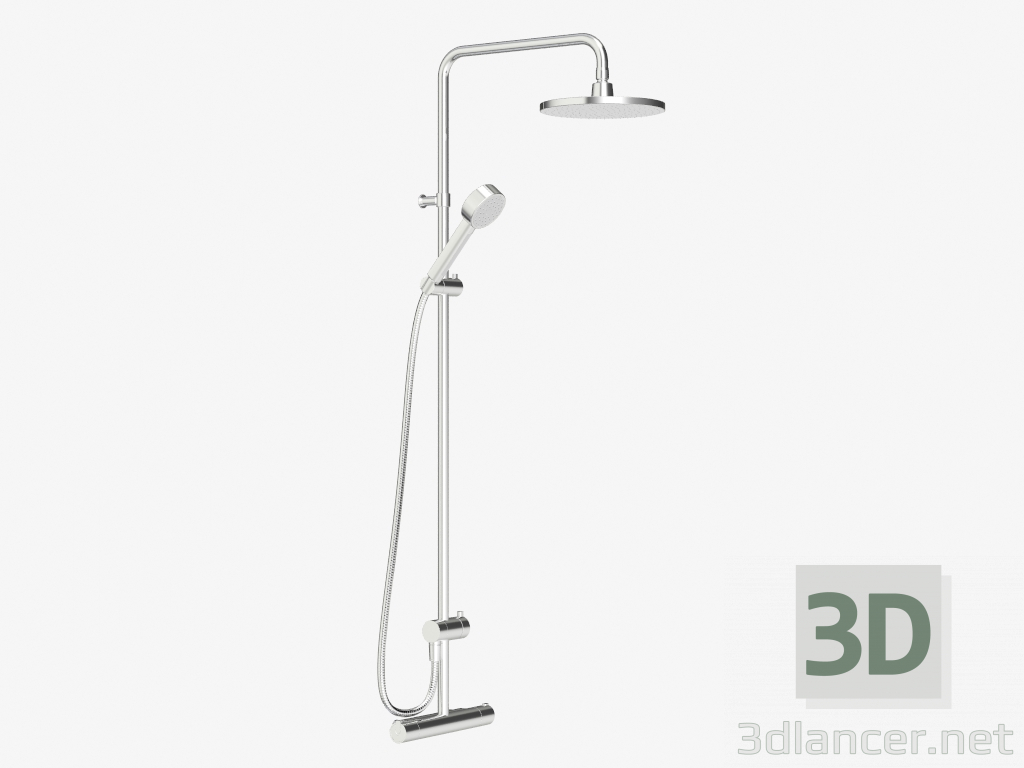 modello 3D Kit doccia Rexx Shower System Kit 160 c / c - anteprima