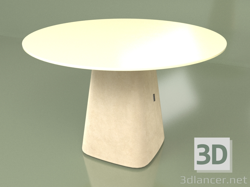 modèle 3D Table à manger Duo (Ivoire) - preview