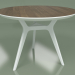 3d model Dining table Glat Walnut (white, 1000) - preview