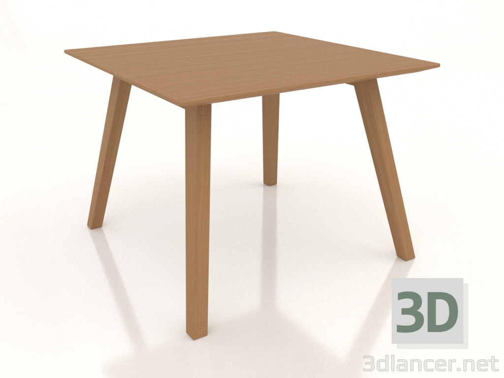 modello 3D Tavolo da pranzo 100 - anteprima