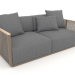 3D Modell 2-Sitzer-Sofa (Bronze) - Vorschau