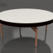 modèle 3D Table basse ronde Ø90x36 (Noir, DEKTON Sirocco) - preview