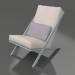 3d модель Клубний стілець для відпочинку (Blue grey) – превью