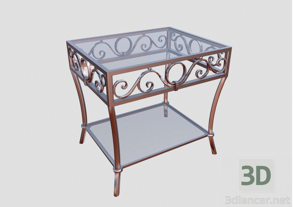 3d model Table. Forging - preview