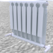 3d The radiator compartment. model buy - render