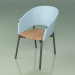 3D modeli Konforlu koltuk 022 (Metal Duman, Gökyüzü) - önizleme
