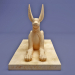 3d Египетская статуя Анубиса модель купить - ракурс