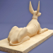 Estatua egipcia de Anubis 3D modelo Compro - render