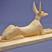 Estatua egipcia de Anubis 3D modelo Compro - render