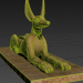 3D Mısırlı Anubis heykeli modeli satın - render