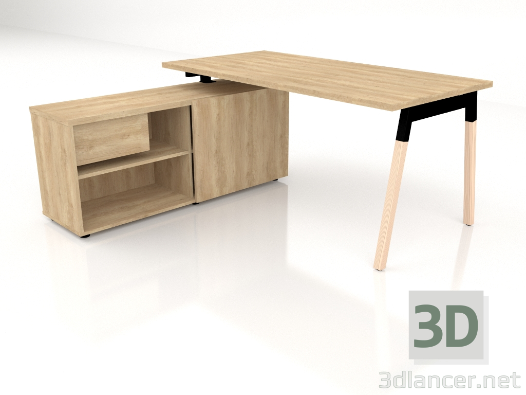 modèle 3D Table de travail Ogi W BOW20 (1702x1600) - preview