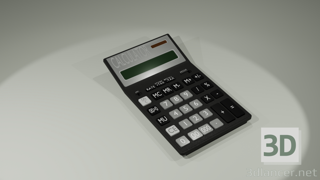 3d модель калькулятор – превью