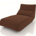 3d model Módulo sofá L respaldo alto - vista previa
