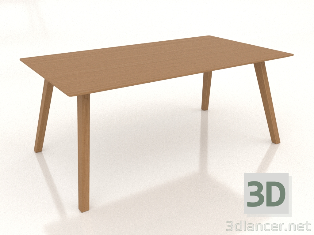 3D modeli Yemek masası 180 - önizleme