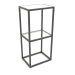 3d model Rack-console rectangular (GLASS, 40x30x86, 2 shelves) - preview