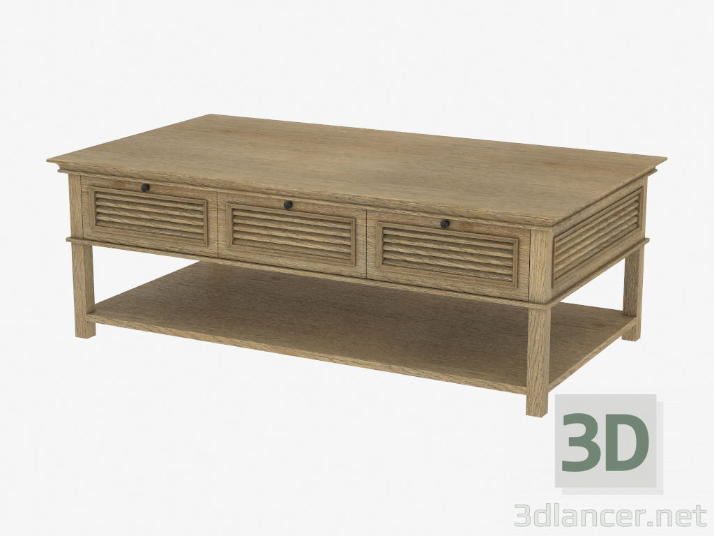 modello 3D Tavolino BRITANIA SHUTTER TAVOLINO (8832.1154) - anteprima