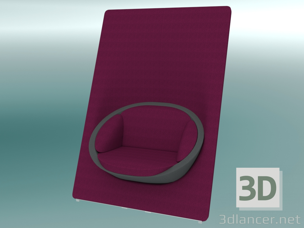 modello 3D Poltrona reclinabile (12) - anteprima