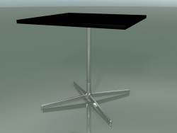 Square table 5510, 5530 (H 74 - 79x79 cm, Black, LU1)