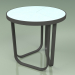 3d model Side table 008 (Metal Smoke, Glazed Gres Water) - preview
