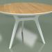 3d model Dining table Glat Oak (white, 1100) - preview
