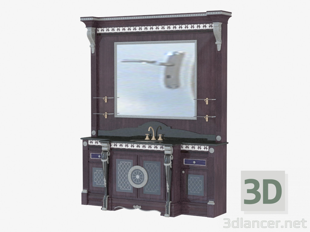 3D Modell Badezimmermöbel Master - Vorschau