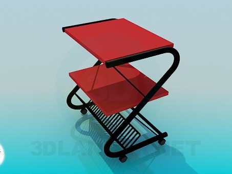 3d model Stand for newspapers - preview