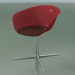 3d model Chair 4225 (4 legs, swivel, with seat cushion, PP0003) - preview