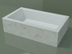 Vasque à poser (01R131101, Carrara M01, L 60, P 36, H 16 cm)