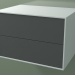 3d модель Ящик двойной (8AUCCB01, Glacier White C01, HPL P05, L 72, P 50, H 48 cm) – превью