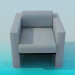 modello 3D Poltrona-minimalismo stile - anteprima