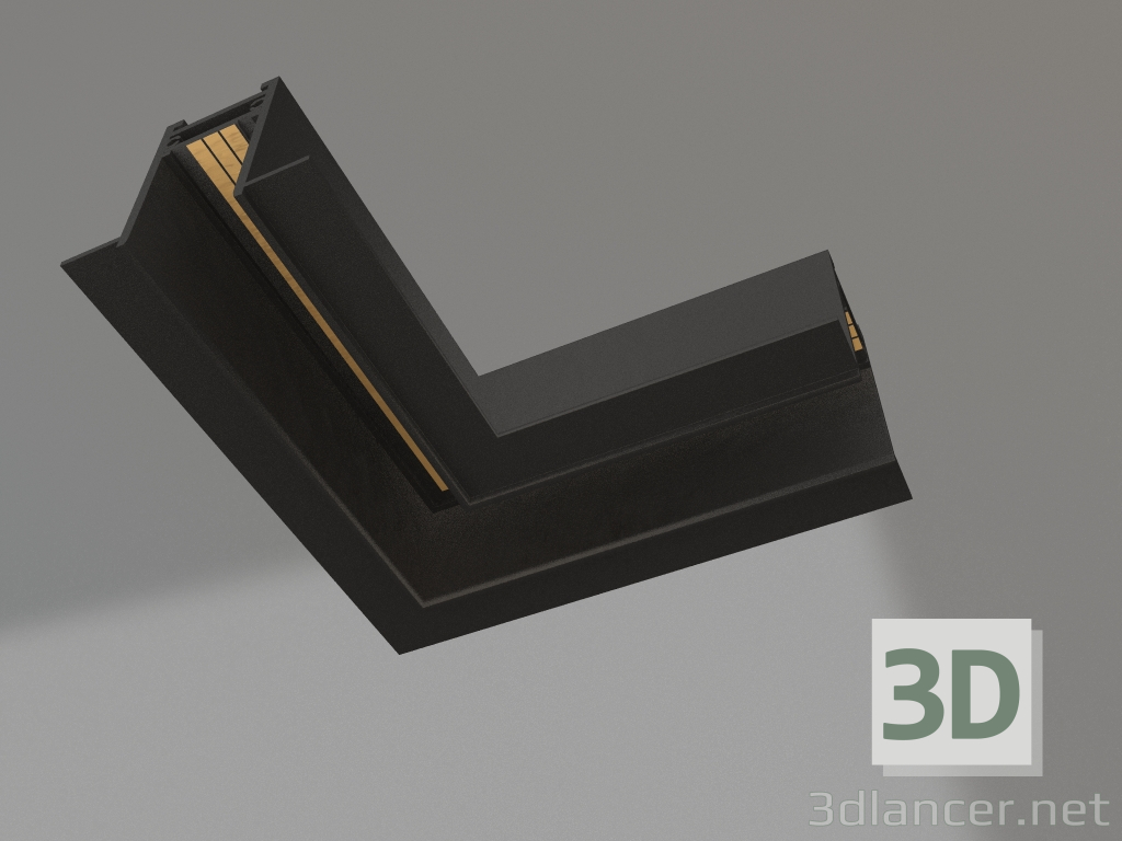 3D modeli Köşe birleştirici MAG-CON-2538-F-L90 (BK) - önizleme