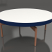3d model Round coffee table Ø90x36 (Night blue, DEKTON Zenith) - preview