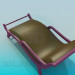 3d model trestle-bed - preview