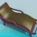 3D modeli Sehpa-yatak - önizleme