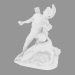 modello 3D Scultura in marmo Nisus ed Euryalus - anteprima