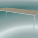 3d model Rectangular table Base 250x90 cm (Oak, White) - preview