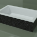 3D modeli Tezgah üstü lavabo (01R131101, Nero Assoluto M03, L 60, P 36, H 16 cm) - önizleme