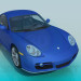3D modeli Porsche - önizleme