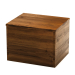 3d Wooden bedside table model buy - render