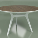 3d model Dining table Glat Walnut (white, 1200) - preview