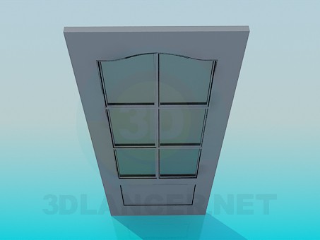 3d модель Межкомнатная дверь – превью