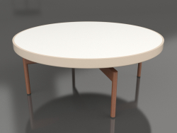 Tavolino rotondo Ø90x36 (Sabbia, DEKTON Zenith)
