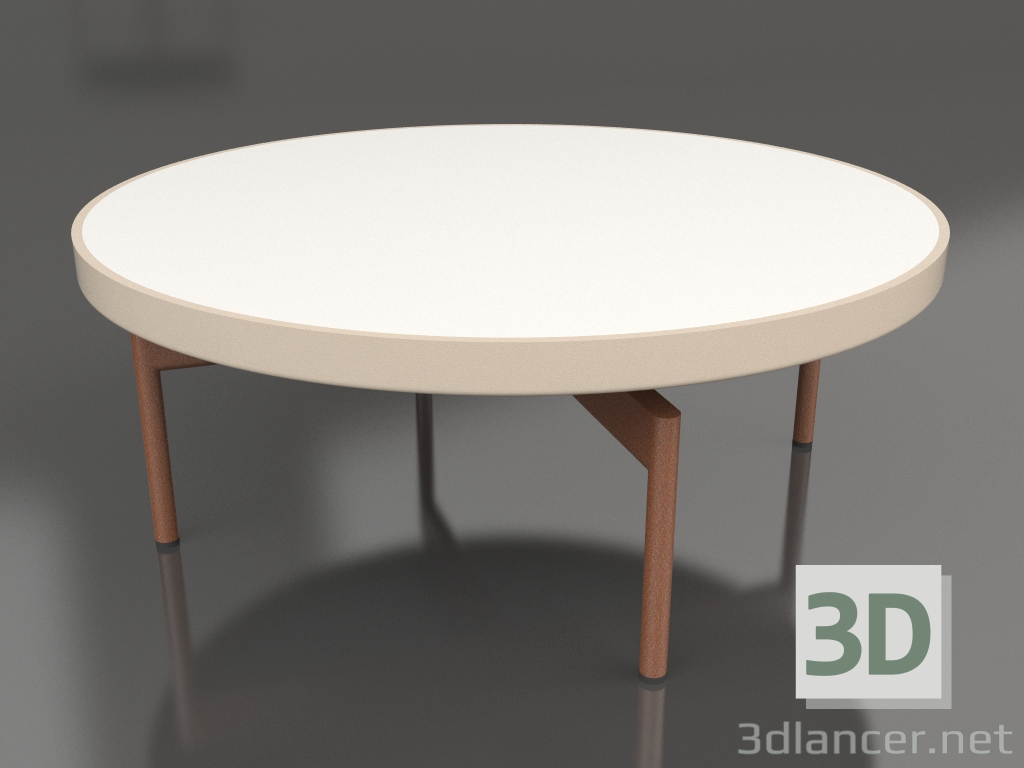 3d модель Стол журнальный круглый Ø90x36 (Sand, DEKTON Zenith) – превью