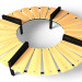 3d Bench circular model buy - render