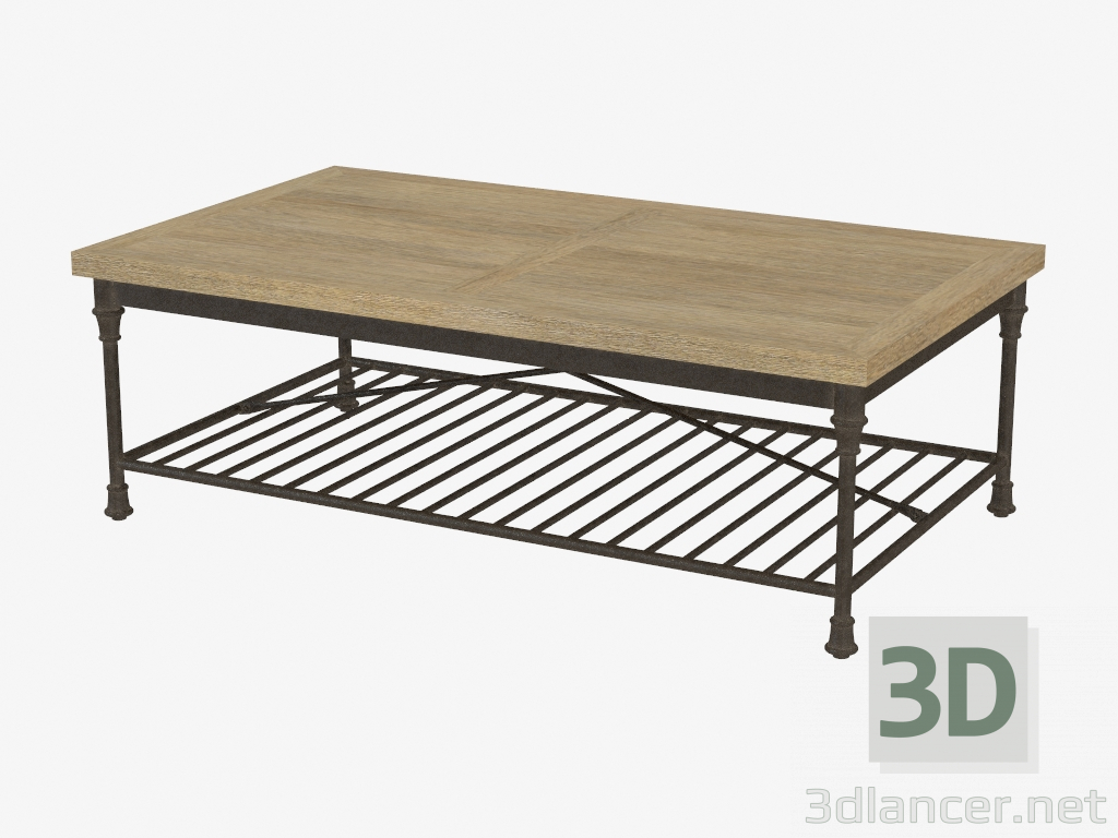 modello 3D Tavolino LUZERN TAVOLINO (8832.1001) - anteprima