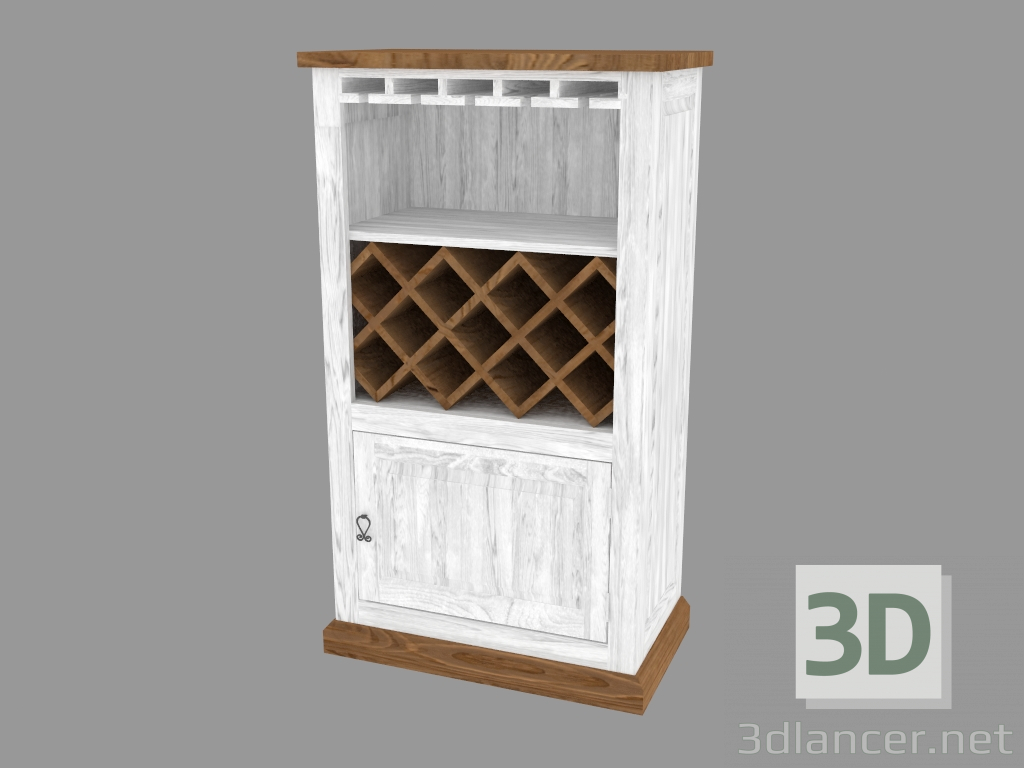3D modeli Şaraplar için kılıf (PRO.041.XX 74x132x42cm) - önizleme