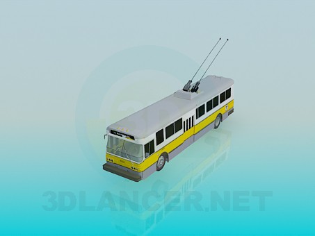 3d модель Троллейбус – превью